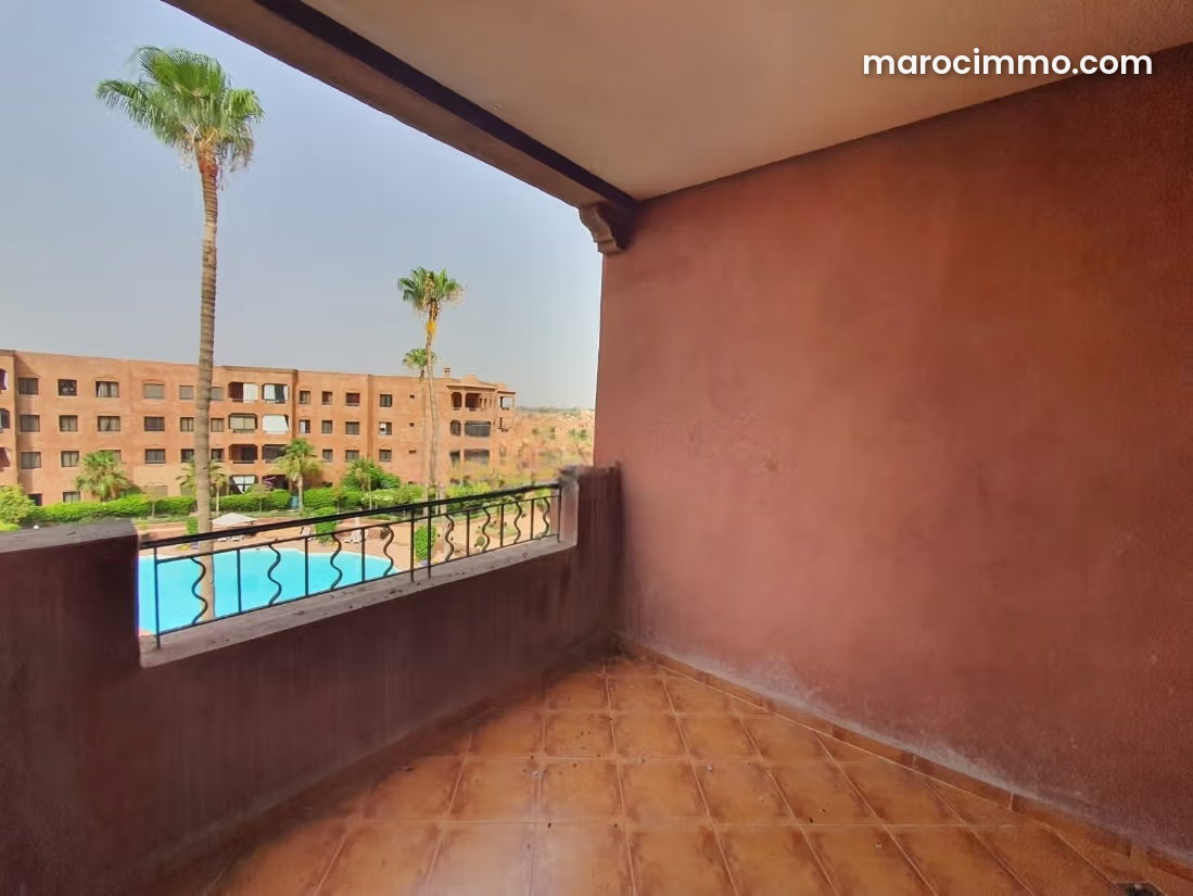 Furnished apartment with terrace and Atlas Mountain views in Palmeraie, Marrakech — Marrakesh