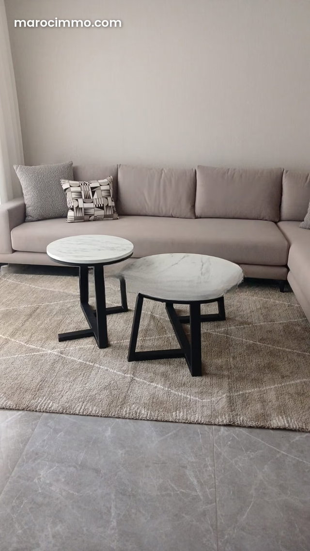 Rent this apartment in Casablanca Finance City. 2 comfortable rooms. Furnished — 4