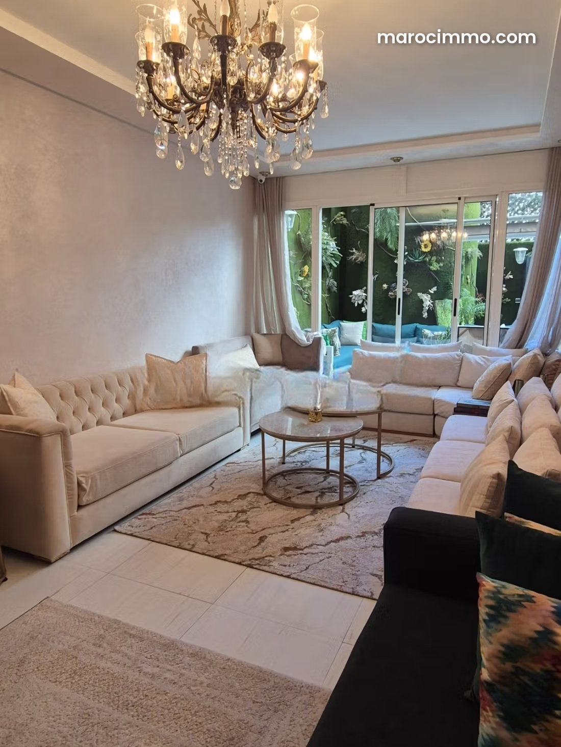 Appartement 119 m² avec jardin et garage, Bourgogne Casablanca — Casablanca