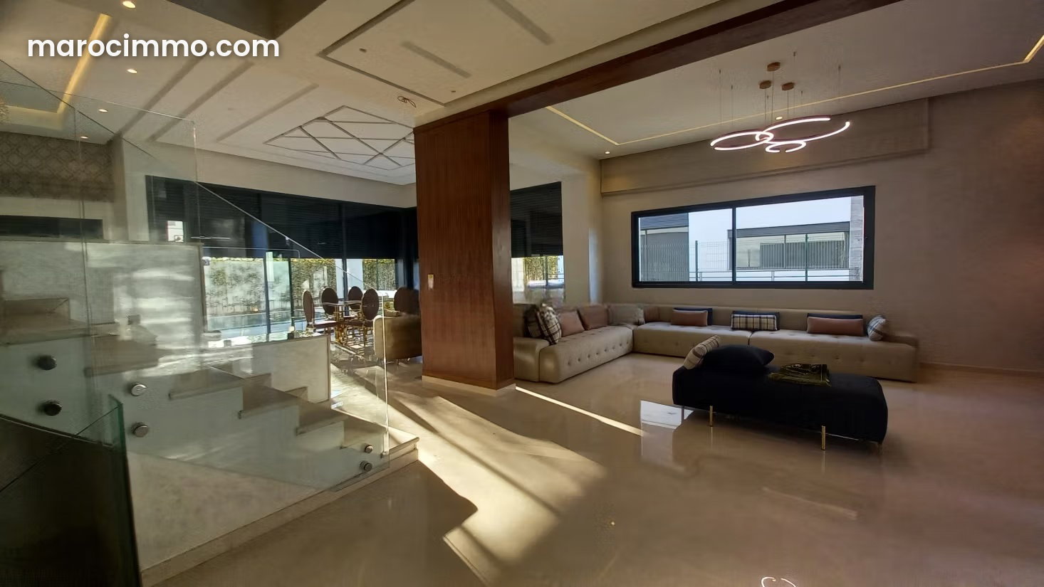 Villa 440 m² avec piscine et ascenseur, Ville verte Bouskoura — Bouskoura