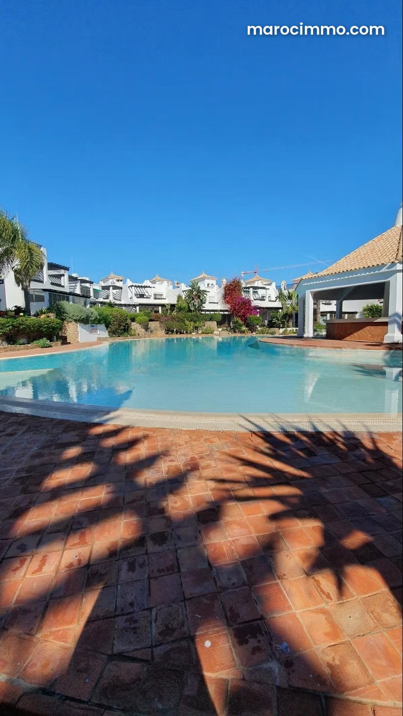 Furnished villa with swimming pool and sea views for rent in Dar Bouazza — Dar Bouazza
