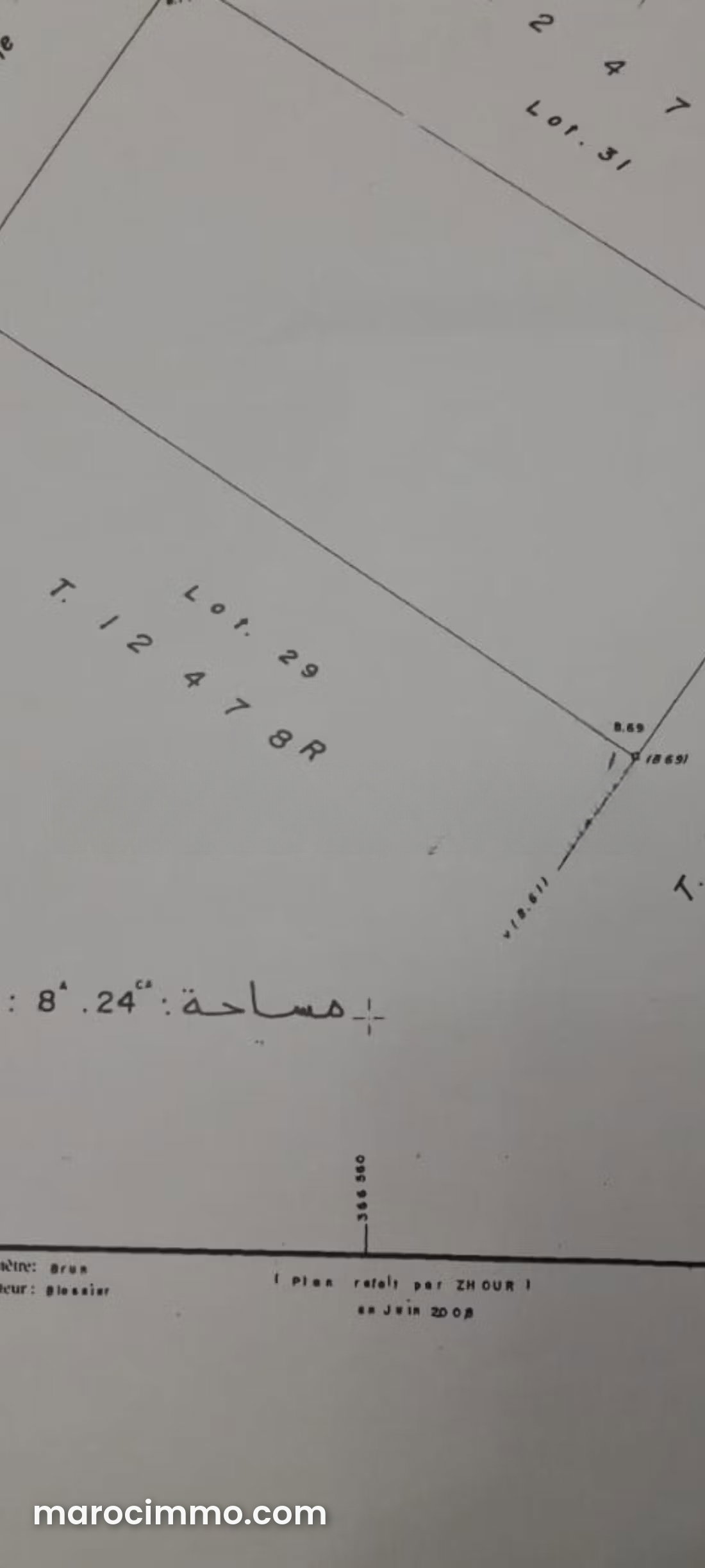 820 sqm Plot in Haut Agdal, Rabat, Descartes Area — Rabat