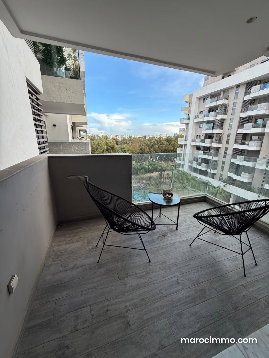 Furnished Apartment with Terrace in Casablanca Finance City — Casablanca