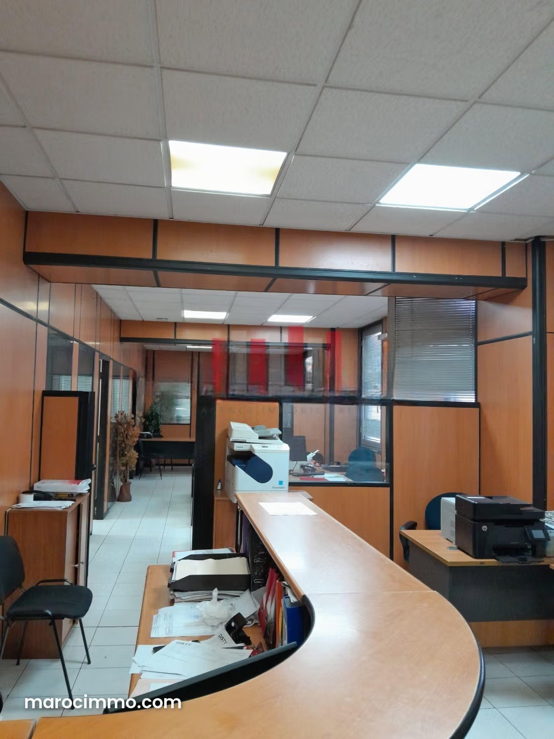 Bureau 164 m² avec parking, Ain Sebaa, Casablanca — Casablanca