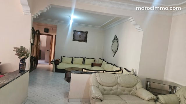 Appartement à vendre à Belvédère. Surface de 145 m². Porte blindée, salon marocain — Casablanca