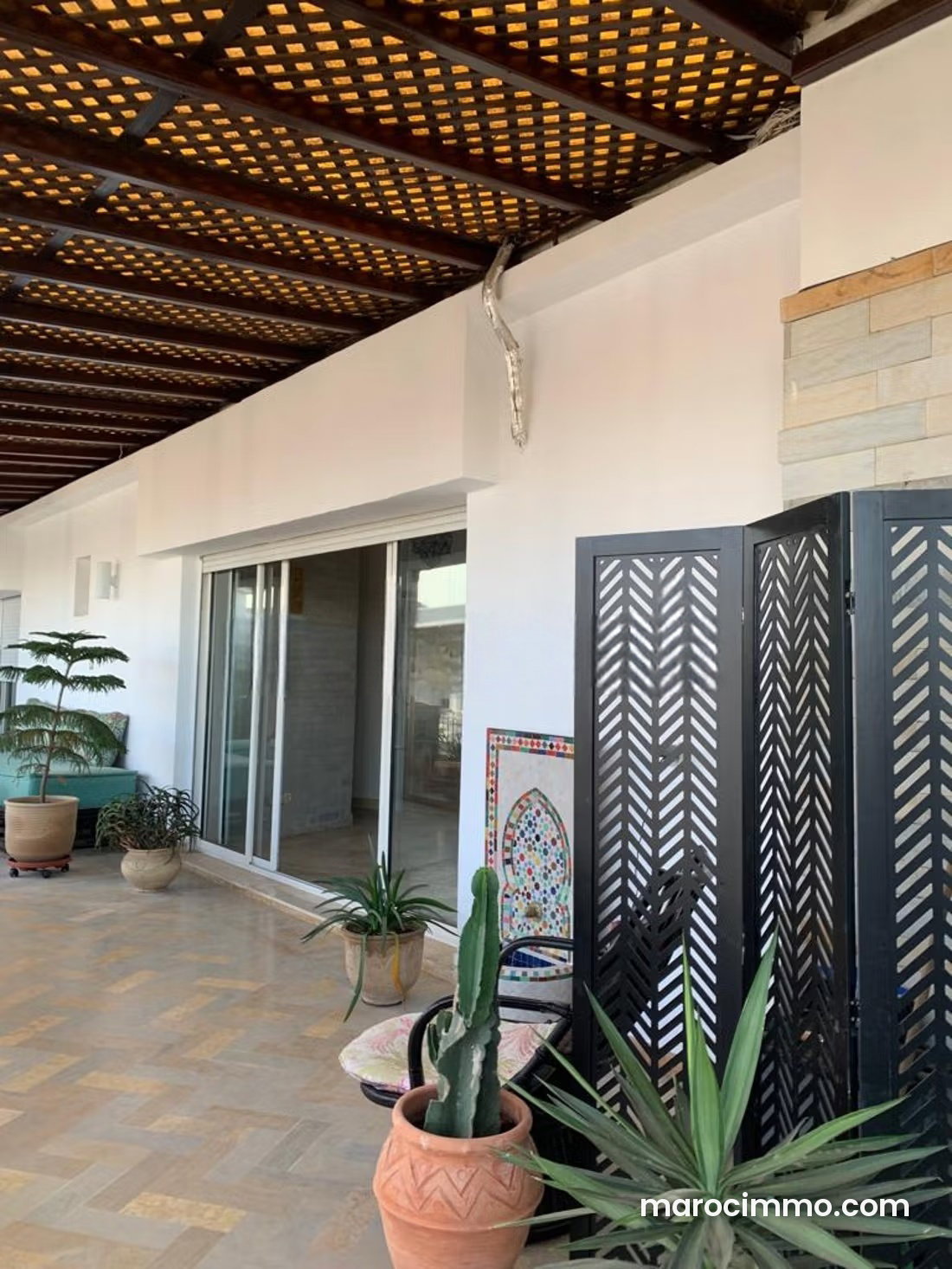 Grand appartement meublé avec terrasse à louer Agdal Rabat — Rabat
