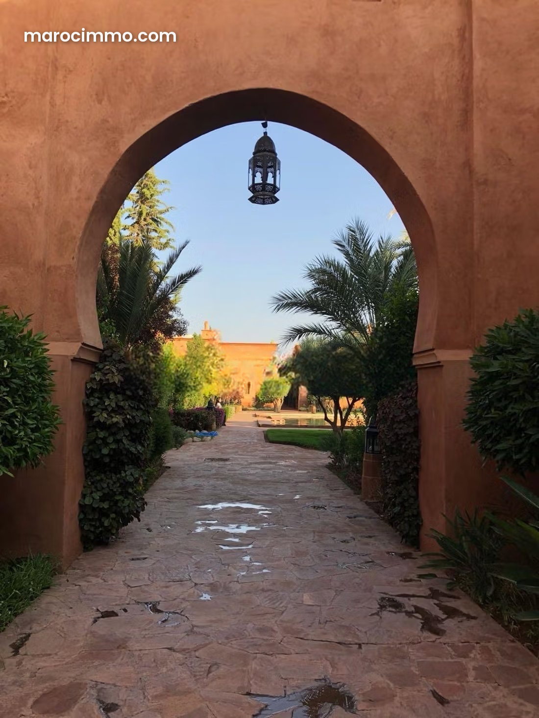 Villa palais 8 chambres, Palmeraie de Marrakech, vue Atlas — Marrakech