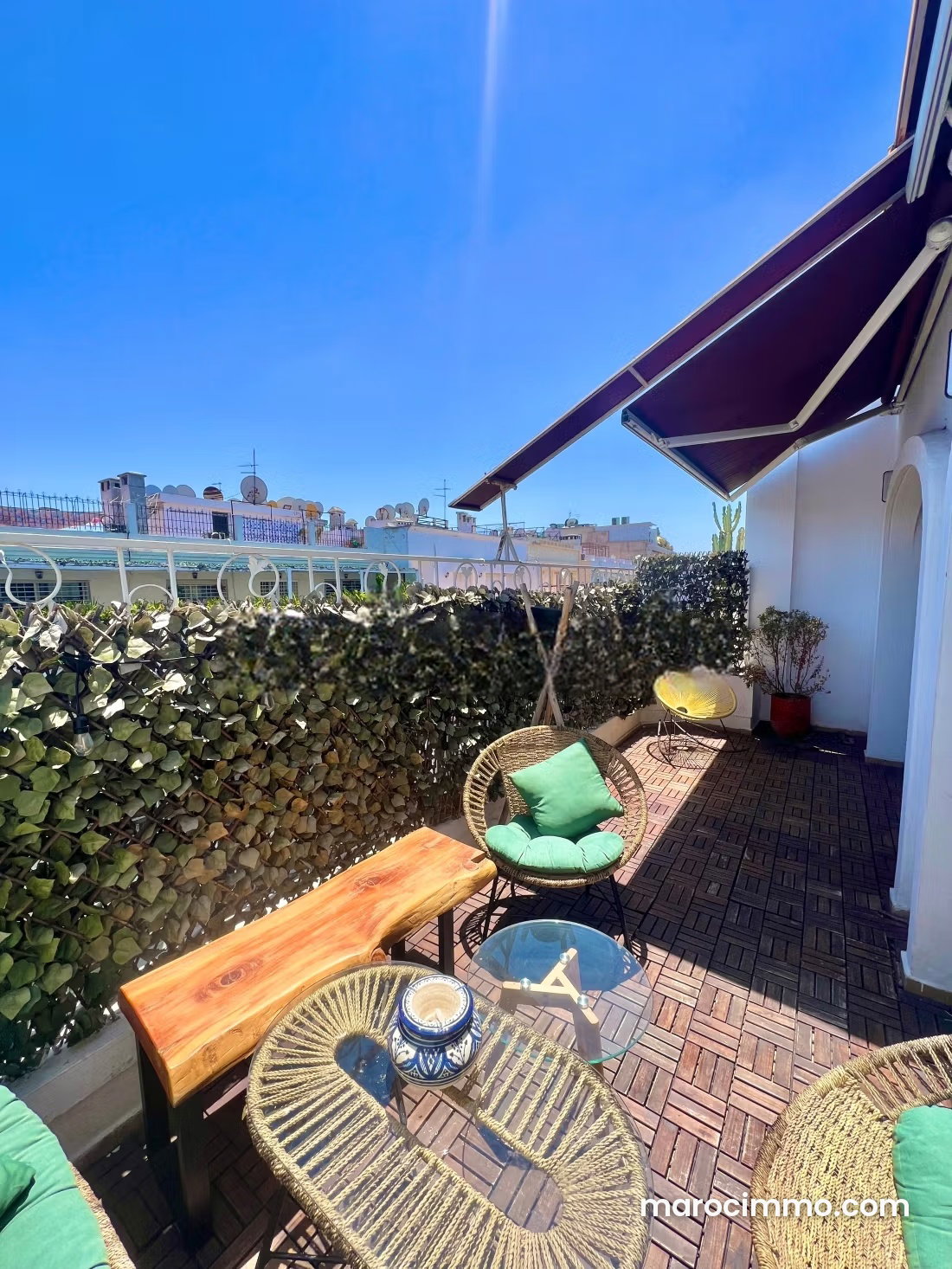 160 sqm apartment, 3 bedrooms for rent in Racine, Casablanca — Casablanca