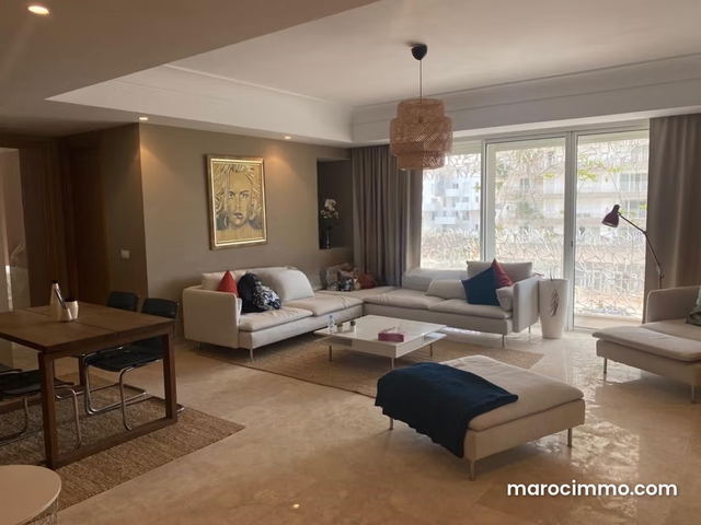 Superbe appartement à louer à Casablanca Finance City. 3 pièces. Meublé — Casablanca