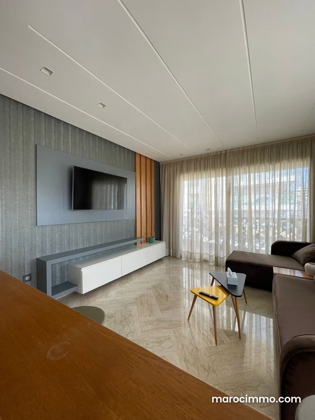 Bel appartement en location à Casablanca Finance City. 3 grandes pièces. Meublé — 5
