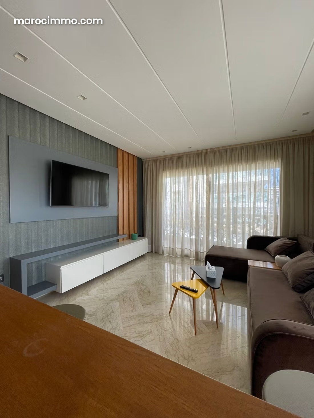 Furnished 120 sqm Apartment, Casablanca Finance City, 2 Bedrooms — Casablanca