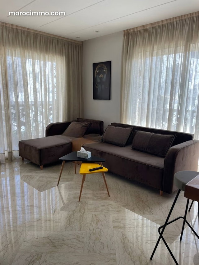 Bel appartement en location à Casablanca Finance City. 3 grandes pièces. Meublé — 3