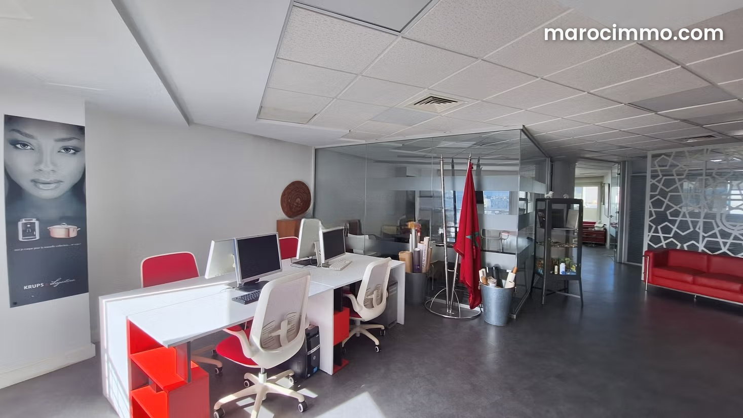 198 m² Office with Terrace, Casablanca City Centre — Casablanca