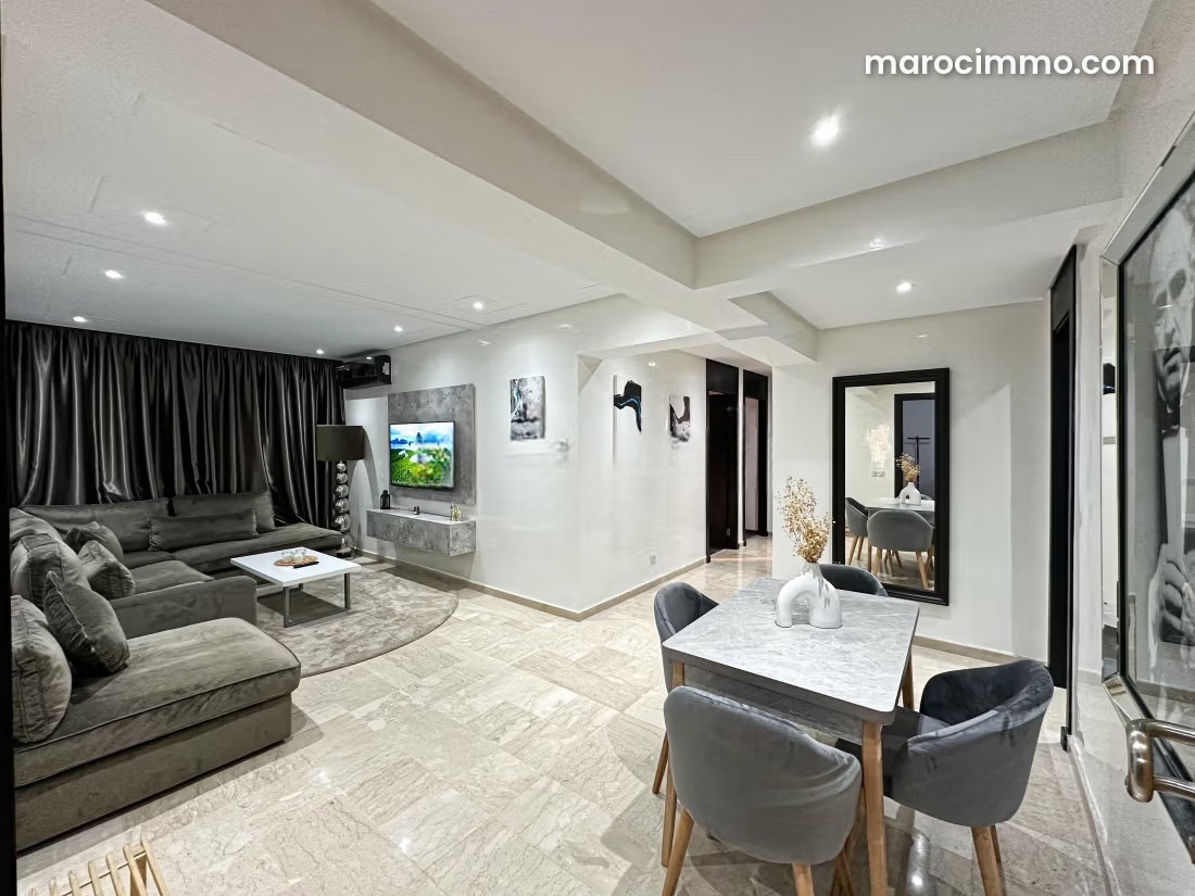Appartement meublé 110 m² à louer quartier Sania Tanger — Tanger