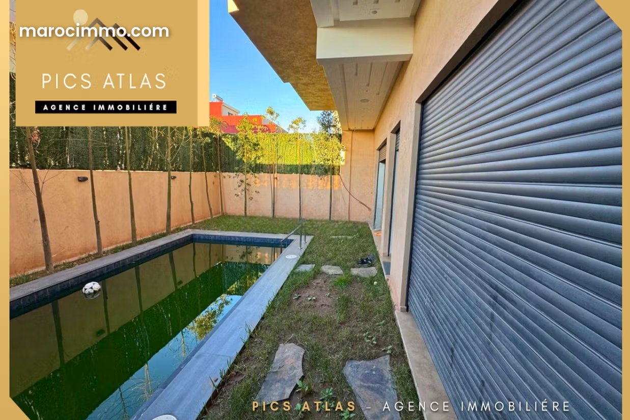 Villa 4 chambres avec piscine et vue montagne, Agdal Marrakech — Marrakech