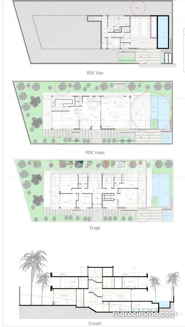 Superbe Terrain de 689m2 à Vendre, vue sur Tanger — 2
