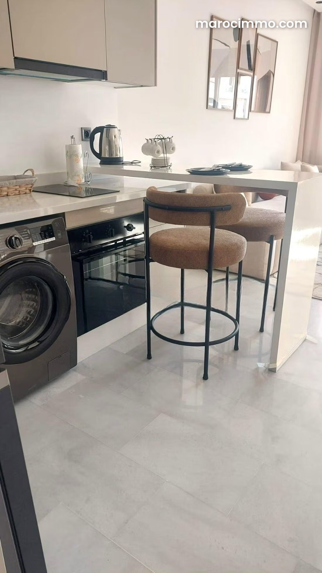 Brand-new furnished studio with garage, Palmier, Casablanca — Casablanca