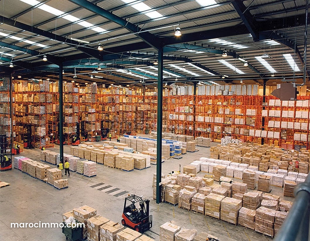 Entrepôt logistique 6000 m² à louer à Lahraouyine — Lahraouyine
