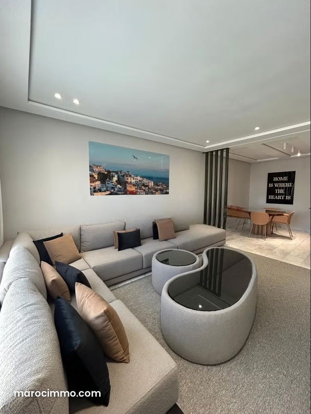 Bel appartement en location à Mozart. 2 chambres agréables. Bien meublé — Tanger