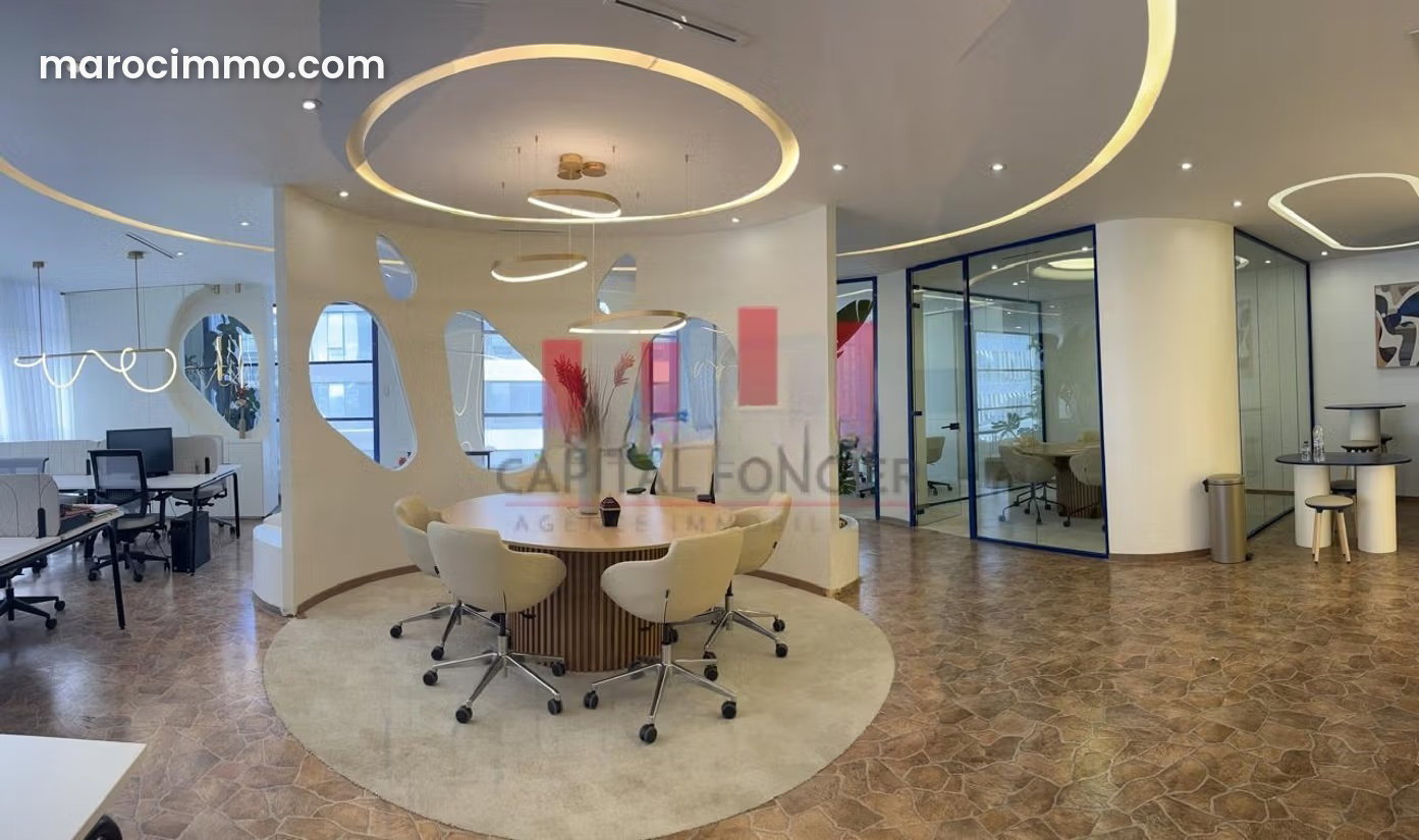Bureau 160 m² meublé haut standing, Sidi Maarouf, Casablanca — Casablanca