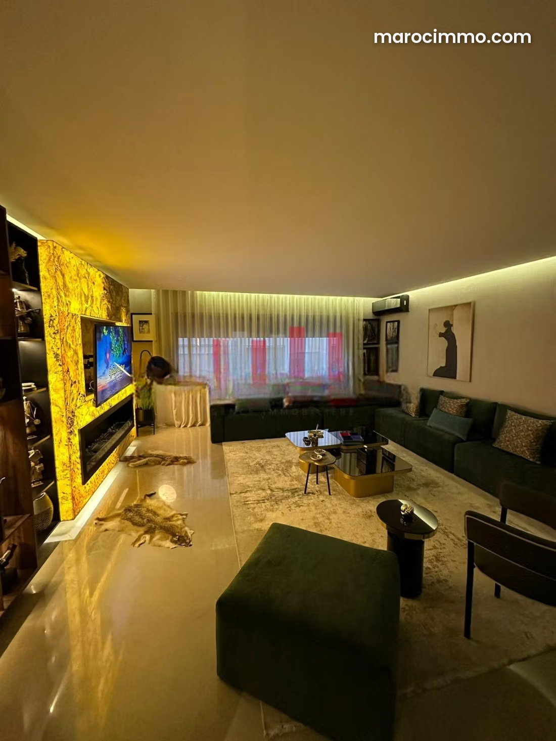 Furnished 130 sqm apartment, Racine, Casablanca — Casablanca