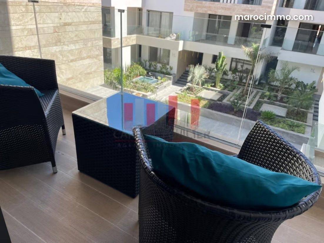 Furnished Apartment in Californie, Casablanca, with Terrace and Garage — Casablanca