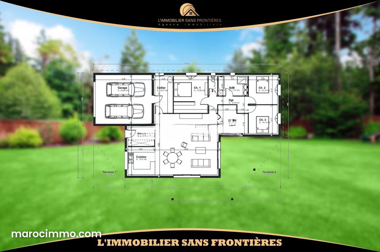 550 m² Plot in Amelkis Villa Zone, Marrakech — Marrakesh