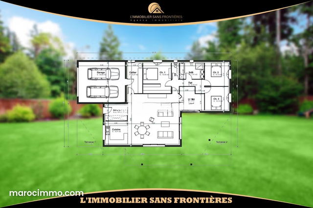Terrain à vendre à Amelkis, 550 m², Marrakech — مراكش