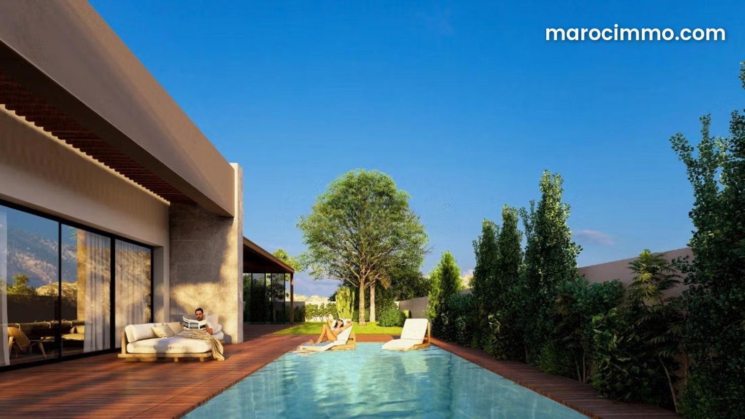 Villa neuve 310 m², piscine et jardin, Les Portes de Marrakech — Marrakech