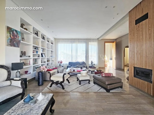 Location magnifique villa meublée moderne 3chambres à Ain Diab, Casablanca — 3