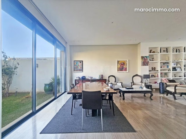 Location magnifique villa meublée moderne 3chambres à Ain Diab, Casablanca — 4