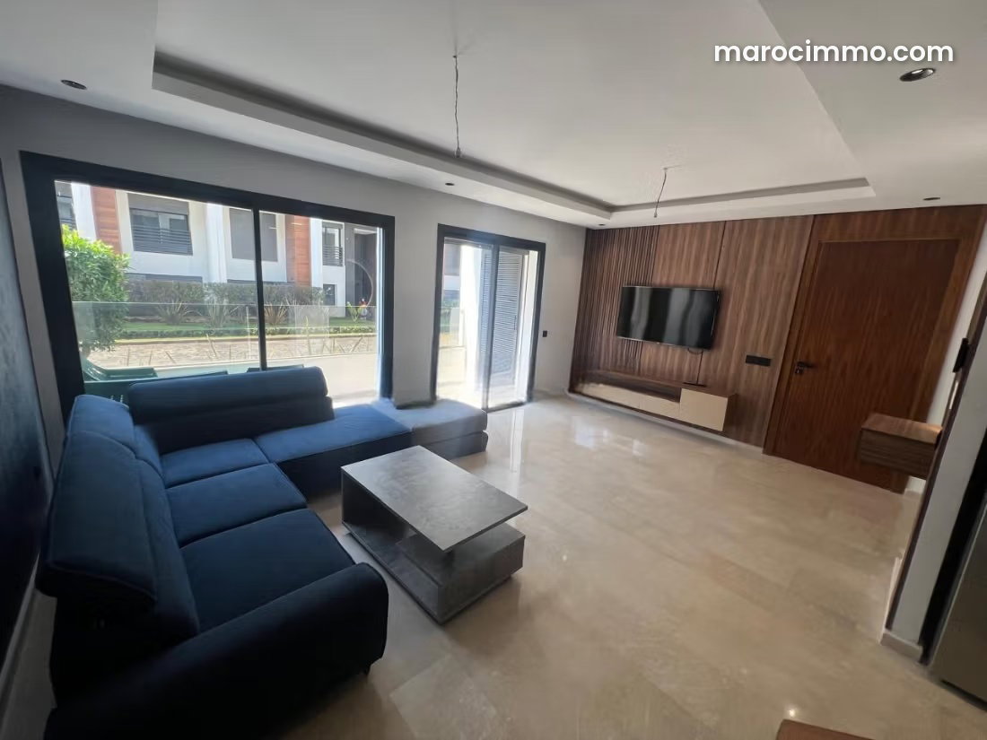 Appartement meublé avec terrasse à louer Ville Verte Bouskoura — Bouskoura