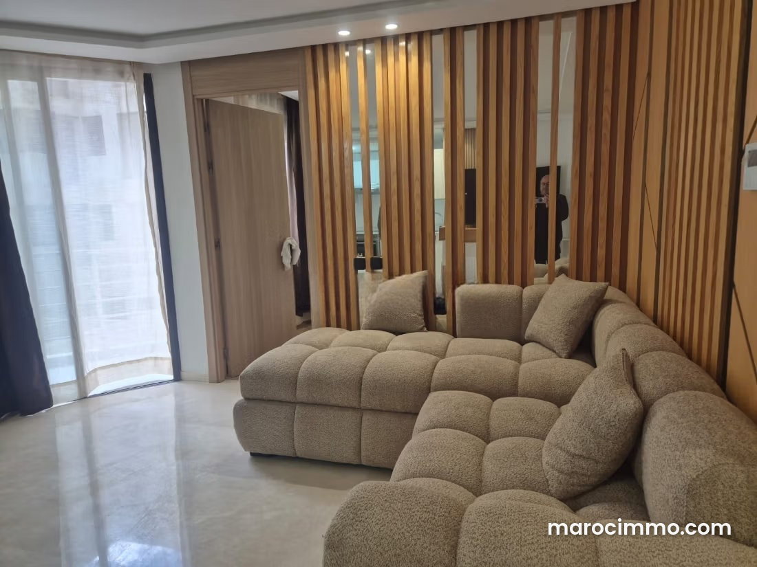 Furnished one-bedroom apartment, Riyad, Rabat, close to amenities — Rabat