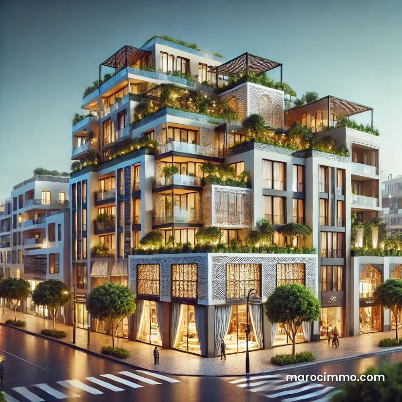798 m² Plot in Guéliz, Marrakech, in a Sought-After Commercial Hub — Marrakesh
