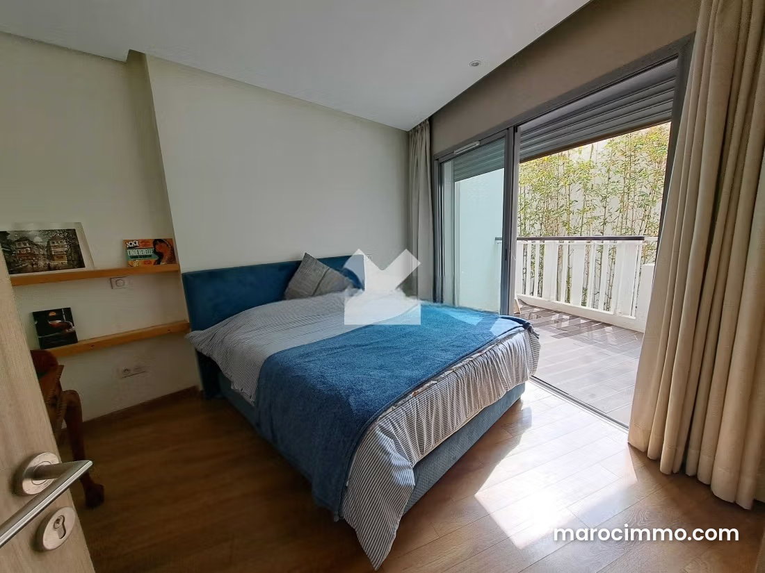 Furnished apartment with terrace and garden, Racine, Casablanca — Casablanca
