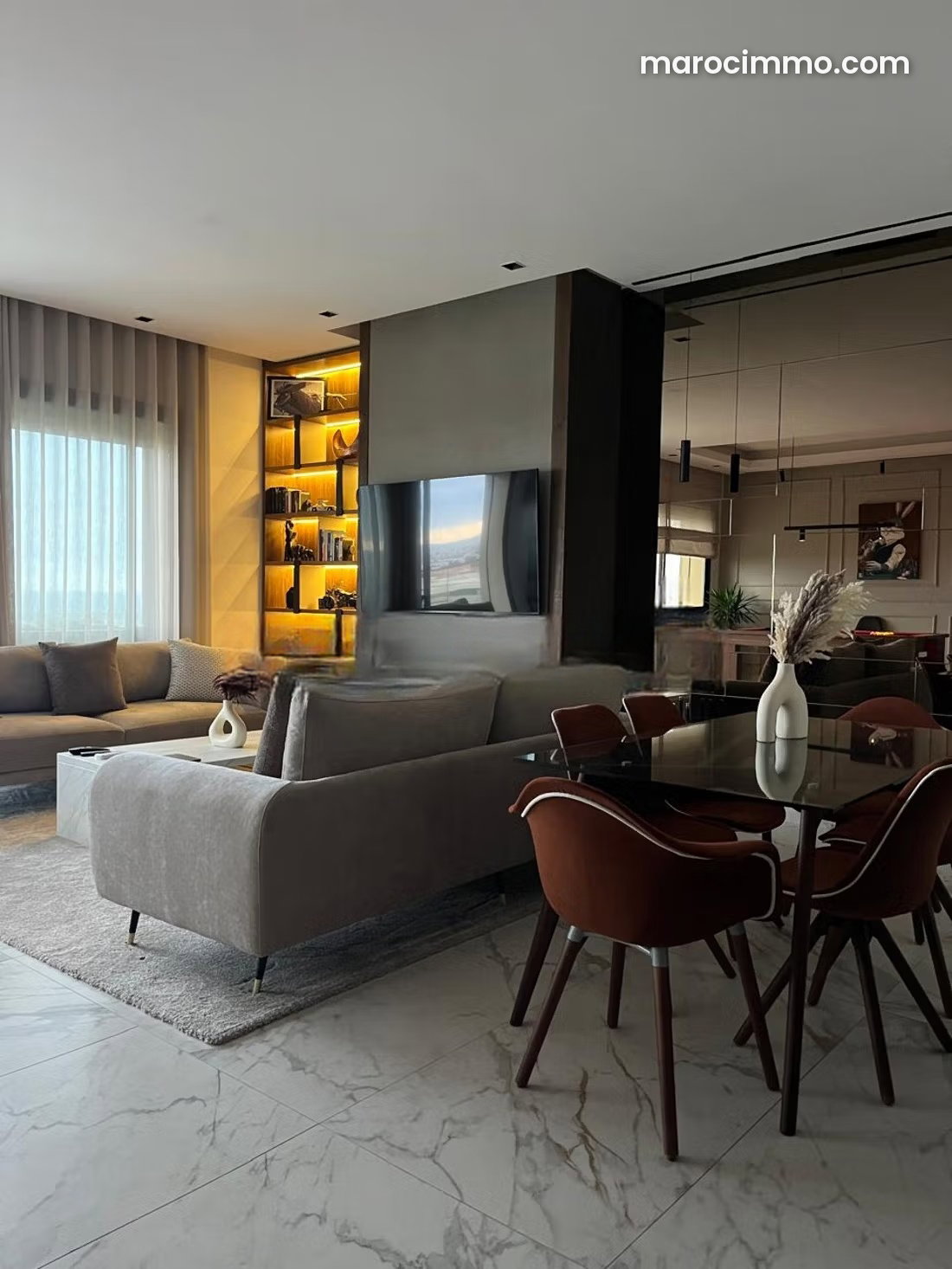 Furnished Sea-View Apartment with Swimming Pool in Dar Bouazza — Dar Bouazza