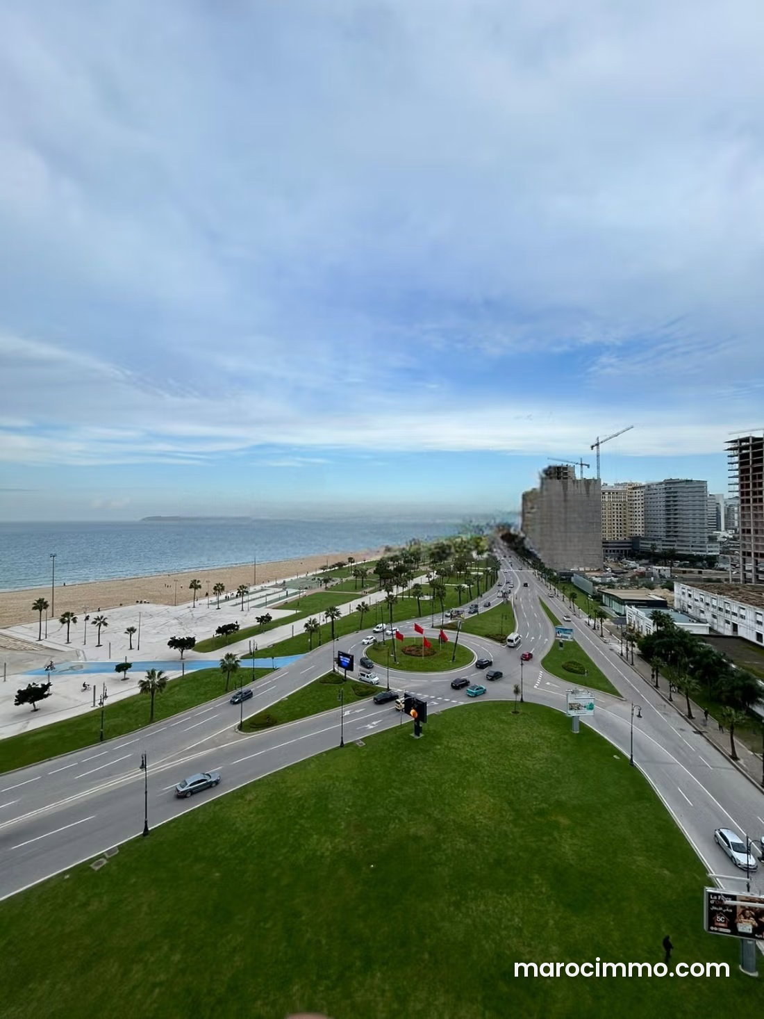 Furnished 180 sqm Apartment with Sea View, De La Plage, Tangier — Tangier