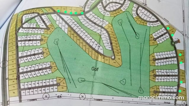 Beau terrain de 660m2 à vendre à akenza golf — Marrakech