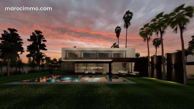 Luxury House for Sale on Route de l'Ourika. 6 Comfortable Rooms. Concierge Service, Air Conditioning — 5