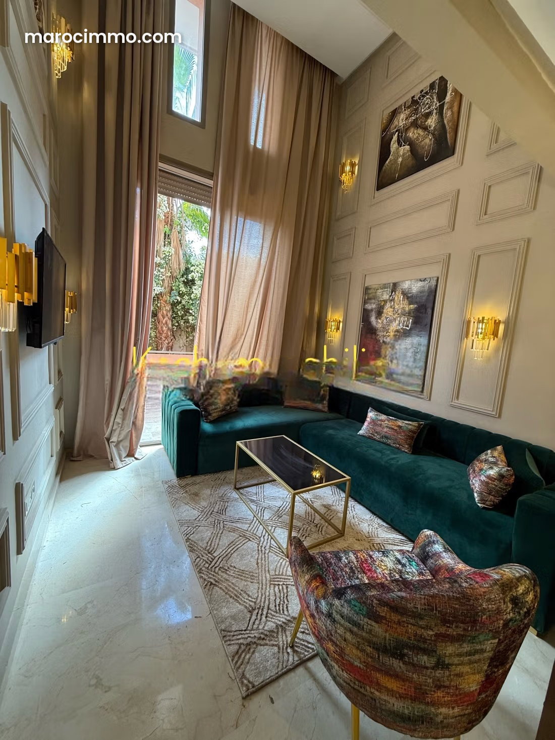 Furnished One-Bedroom Duplex, Route de Casablanca, Marrakech — Marrakesh