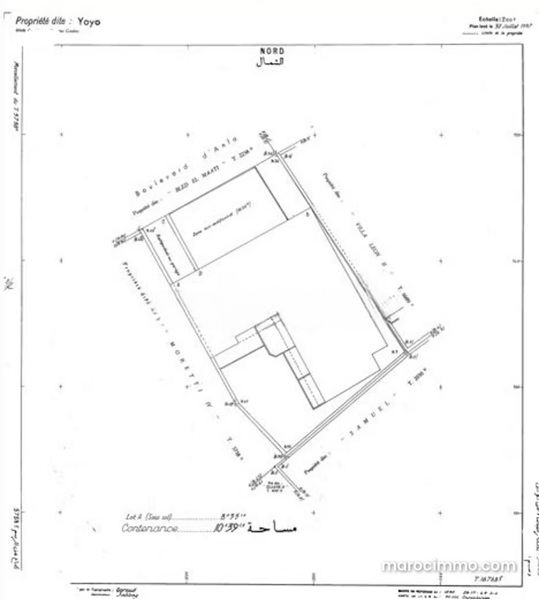 1,039 m² Plot of Land on Boulevard d'Anfa, Gauthier, Casablanca — Casablanca