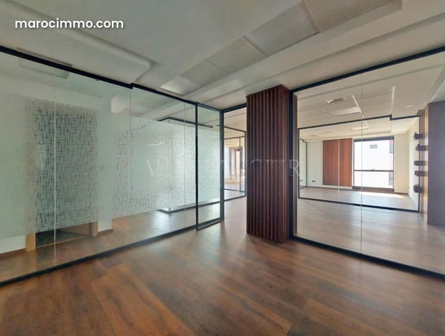 Location bureau aménagé 253m2 Casa Anfa, Casablanca — 2