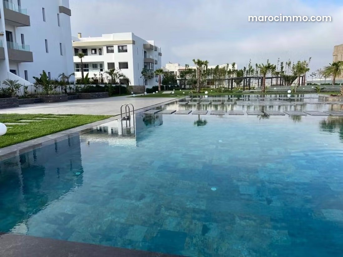 Appartement meublé avec jardin et terrasse à Dar Bouazza — Dar Bouazza