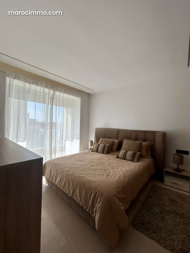 Appartement à louer en Haut Agdal. 2 pieces. Service de concierge et climatisation — 3