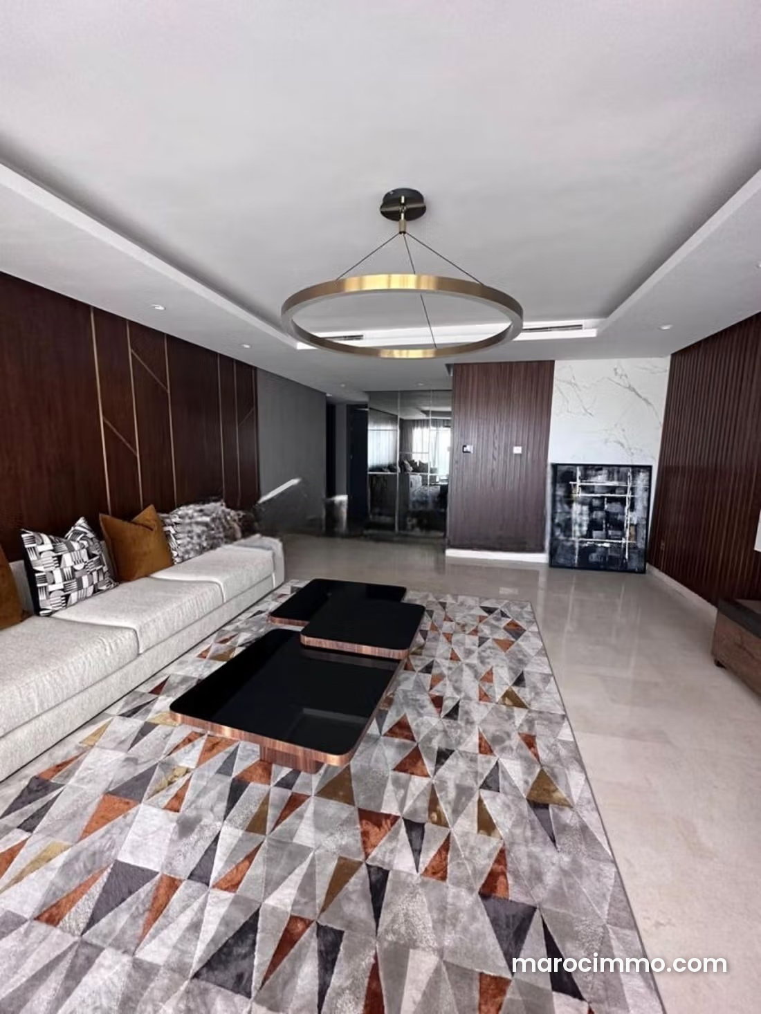 149 m² Furnished Apartment with Partial Ocean View, Aïn Diab, Casablanca — Casablanca
