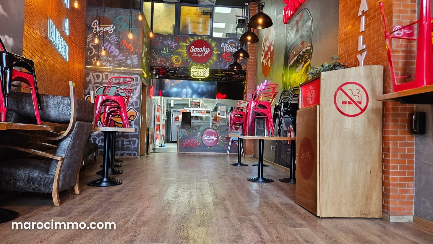 Local commercial équipé, Bourgogne, Casablanca, 192 m² — Casablanca