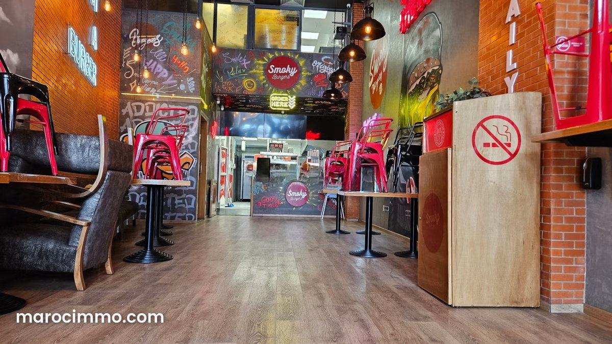 Local commercial à l'achat à Bourgogne Ouest. Surface totale 192 m². Résidence avec concierge, climatisation générale