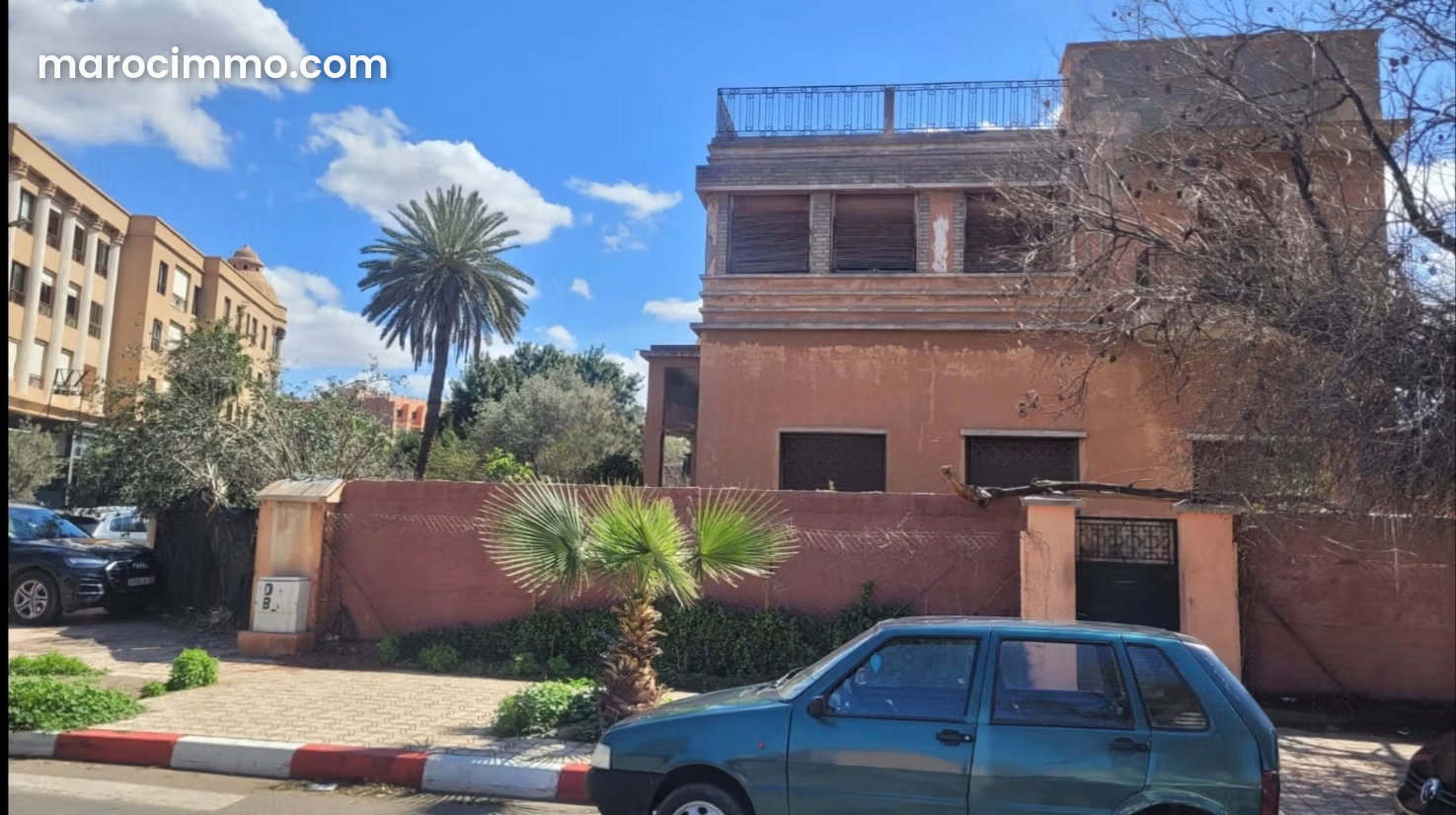 Terrain 719 m² à bâtir au cœur de Hivernage Marrakech — Marrakech