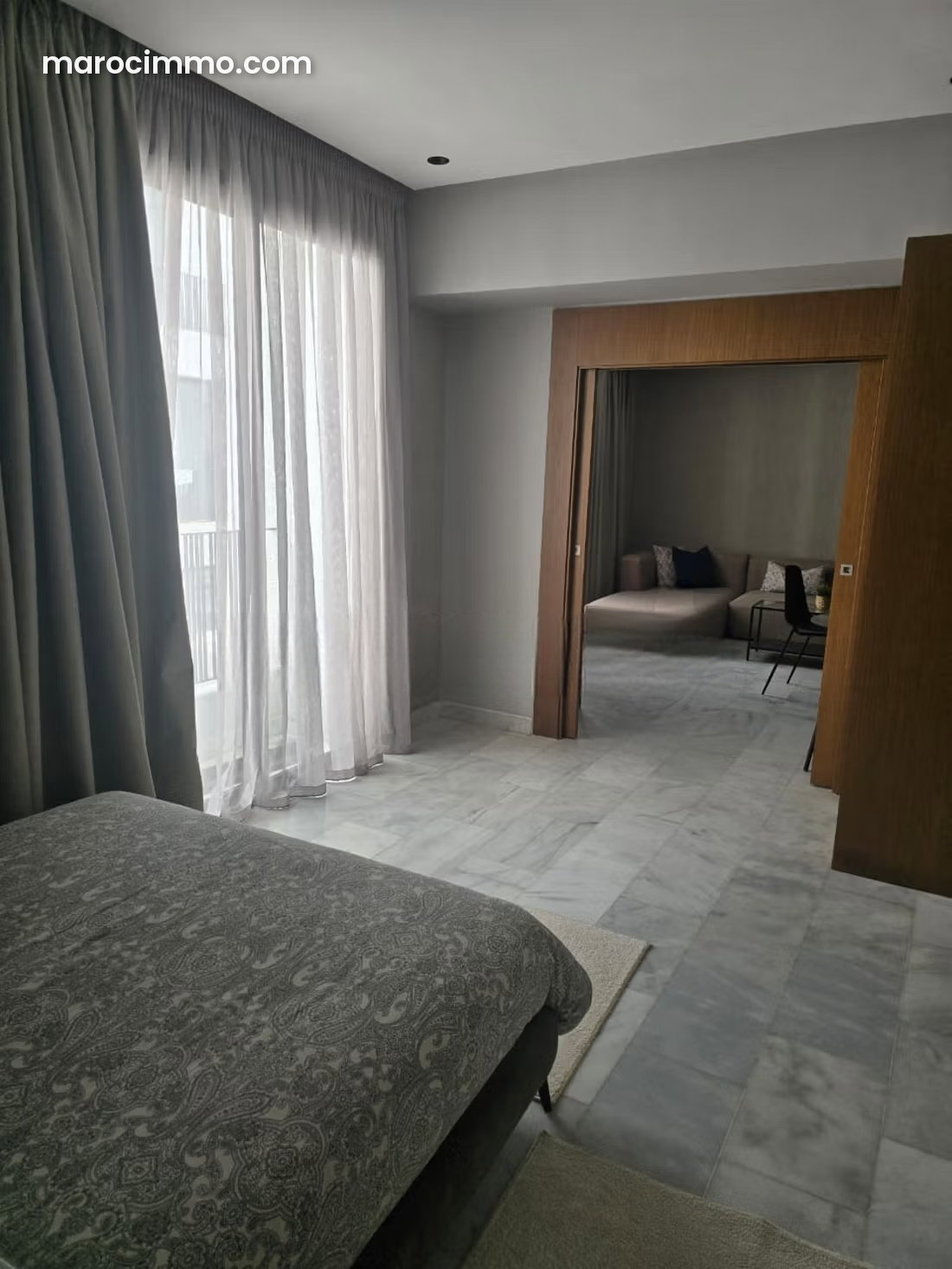 Furnished 54 m² Studio, Oasis, Casablanca, Air-Conditioned with Garage — Casablanca