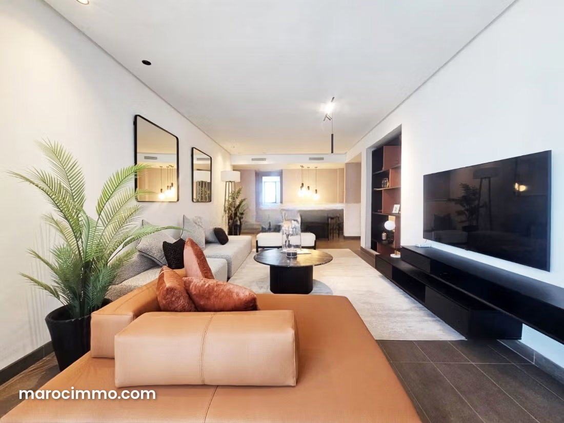 145 sqm Apartment, 2 Bedrooms with Terrace, Aïn Diab, Casablanca — Casablanca